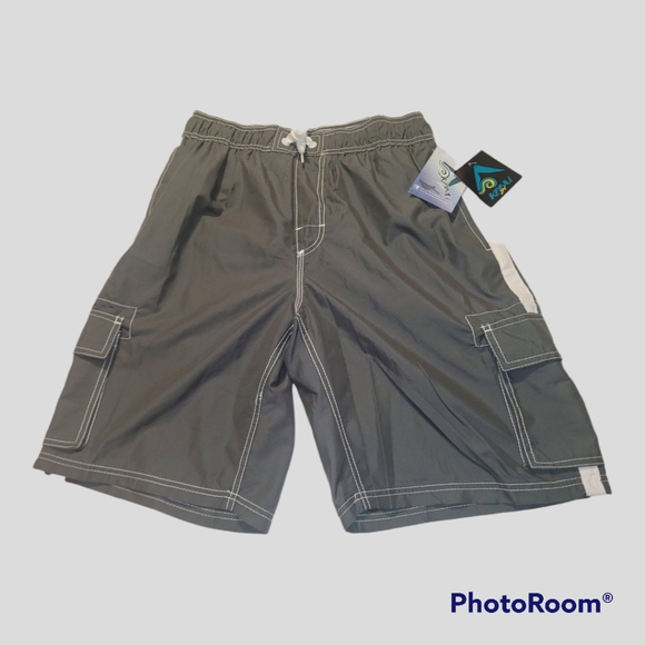 Kansas Surf board shorts size L charcoal grey - Picture 9 of 10